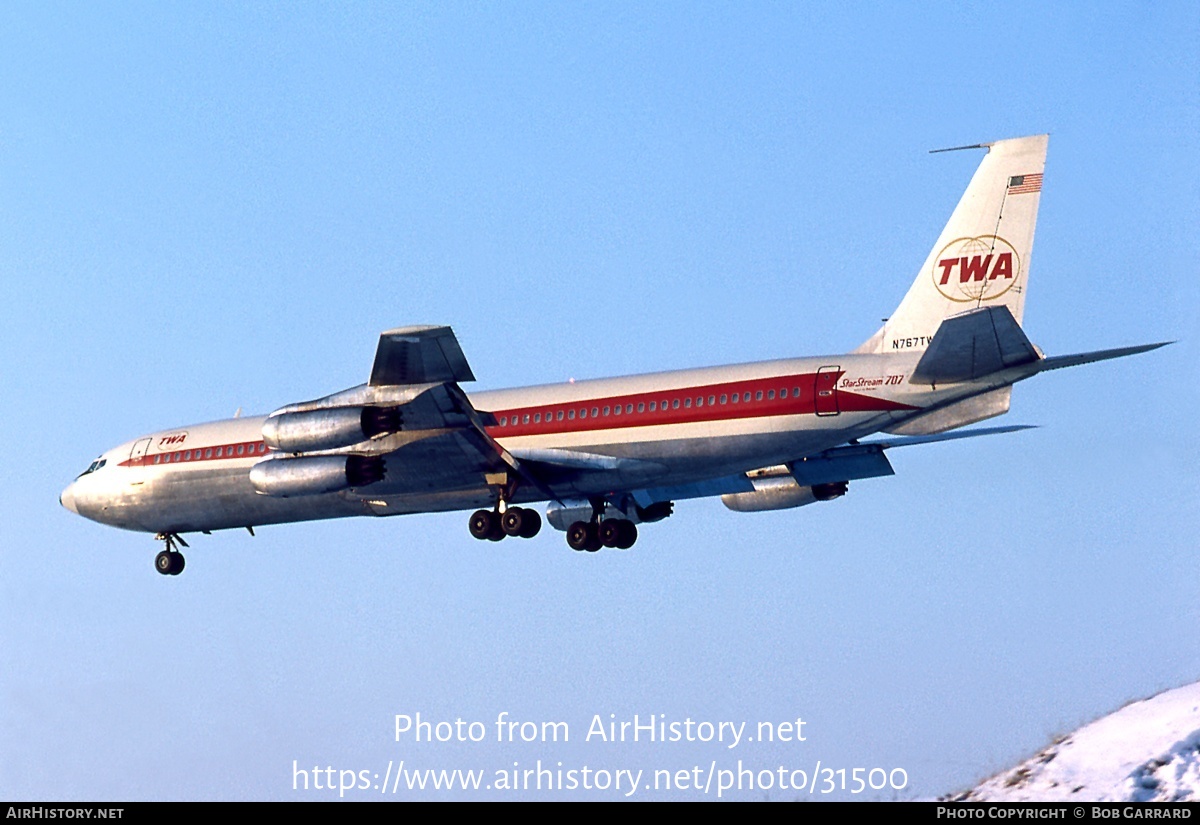 Aircraft Photo of N767TW | Boeing 707-331 | Trans World Airlines - TWA | AirHistory.net #31500