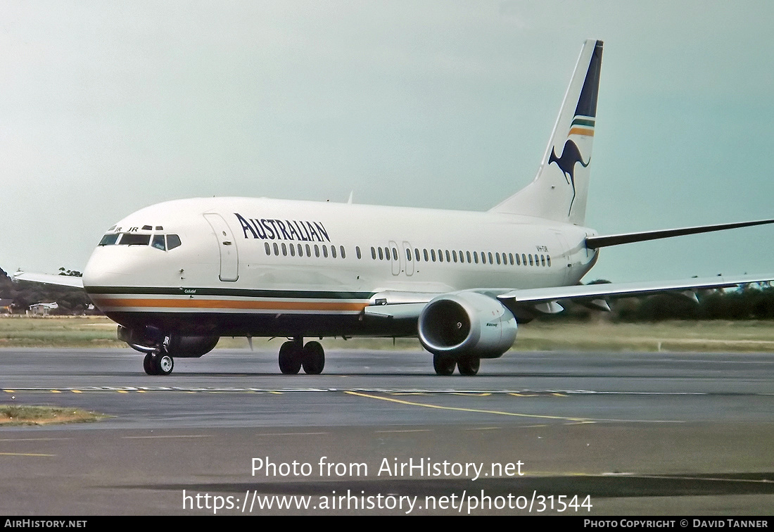 Aircraft Photo of VH-TJR | Boeing 737-476 | Australian Airlines | AirHistory.net #31544
