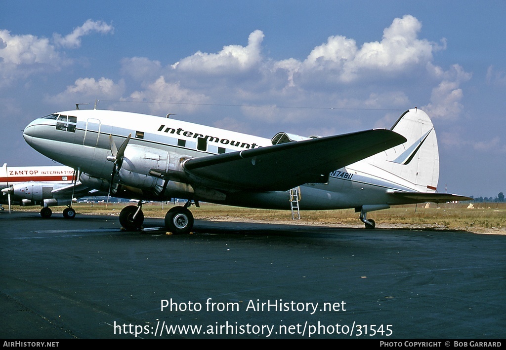 Aircraft Photo of N74811 | Curtiss C-46F Commando | Intermountain Air Services | AirHistory.net #31545