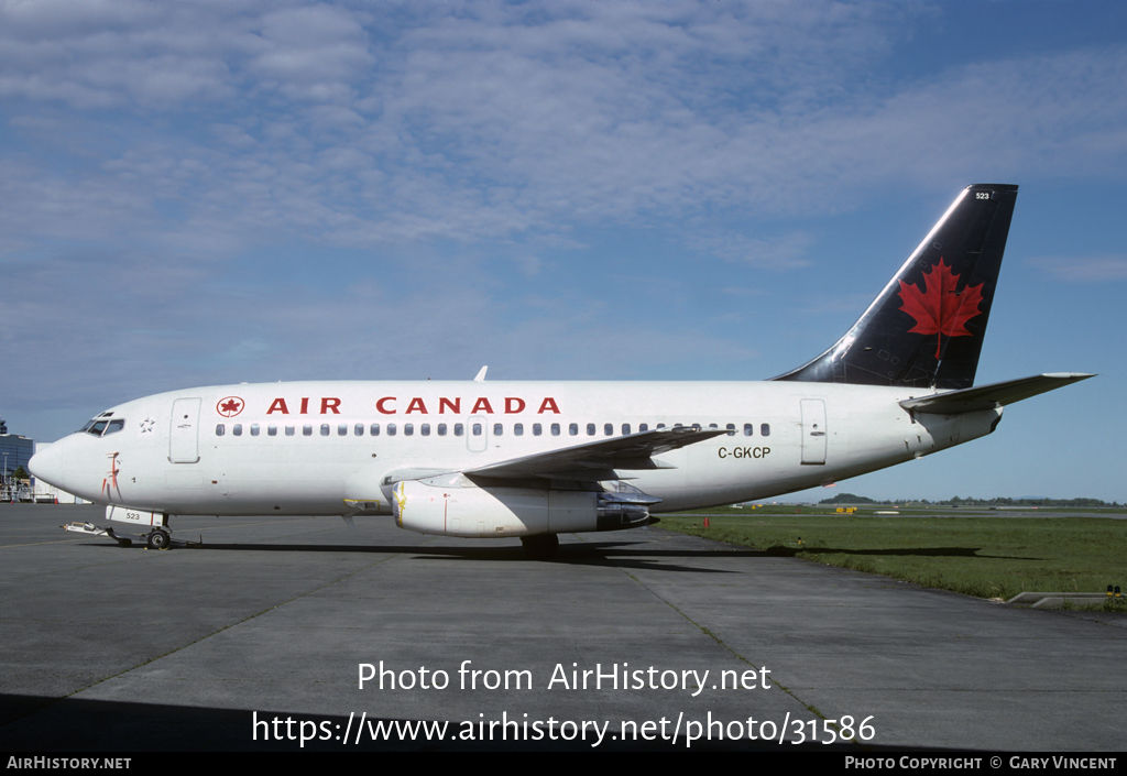 Aircraft Photo of C-GKCP | Boeing 737-217/Adv | Air Canada | AirHistory.net #31586