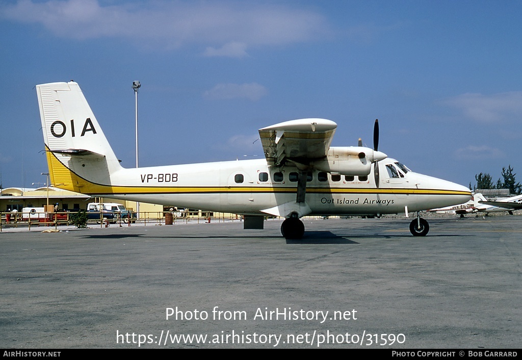 Aircraft Photo of VP-BDB | De Havilland Canada DHC-6-200 Twin Otter | Out Island Airways - OIA | AirHistory.net #31590