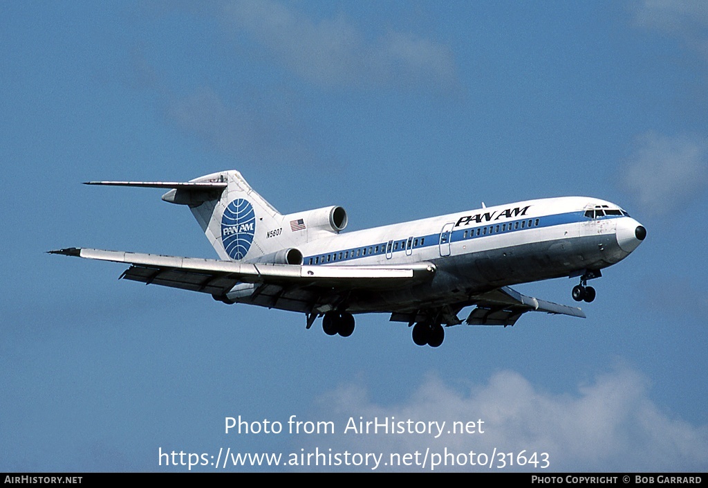 Aircraft Photo of N5607 | Boeing 727-51 | Pan American World