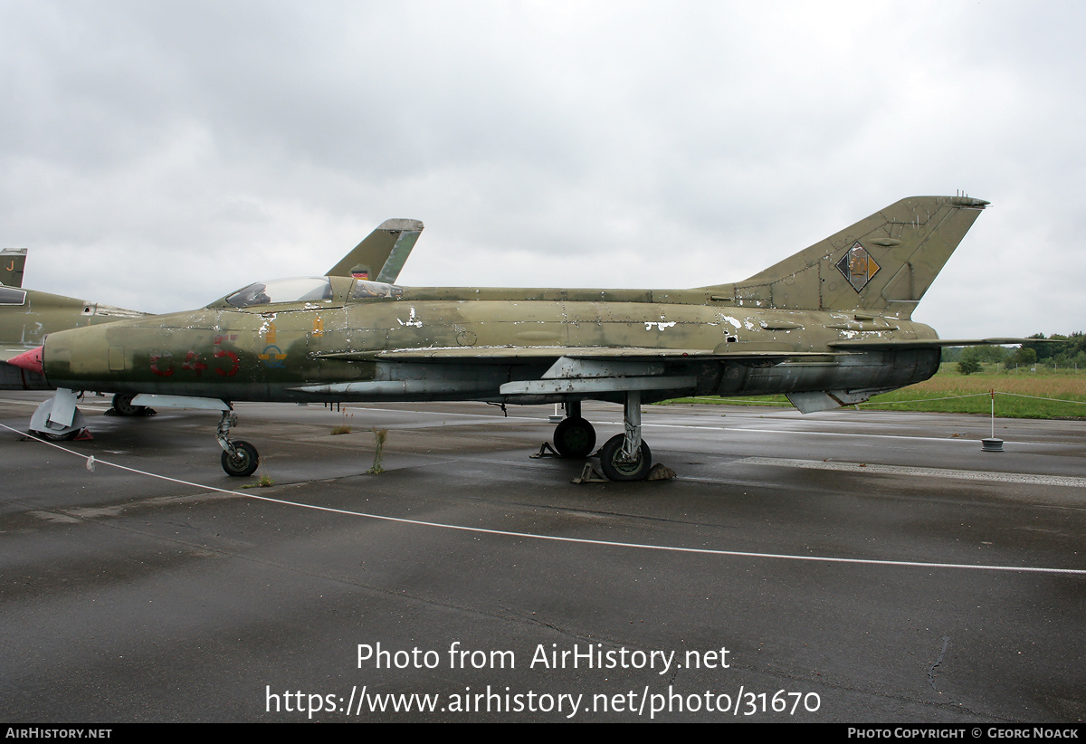 Aircraft Photo of 645 | Mikoyan-Gurevich MiG-21F-13 | East Germany - Air Force | AirHistory.net #31670