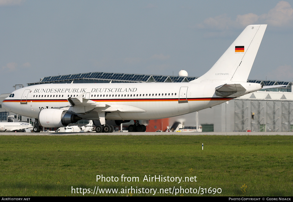 Aircraft Photo of 1021 | Airbus A310-304 | Germany - Air Force | AirHistory.net #31690