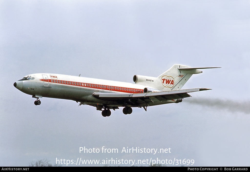 Aircraft Photo of N848TW | Boeing 727-31 | Trans World Airlines - TWA | AirHistory.net #31699