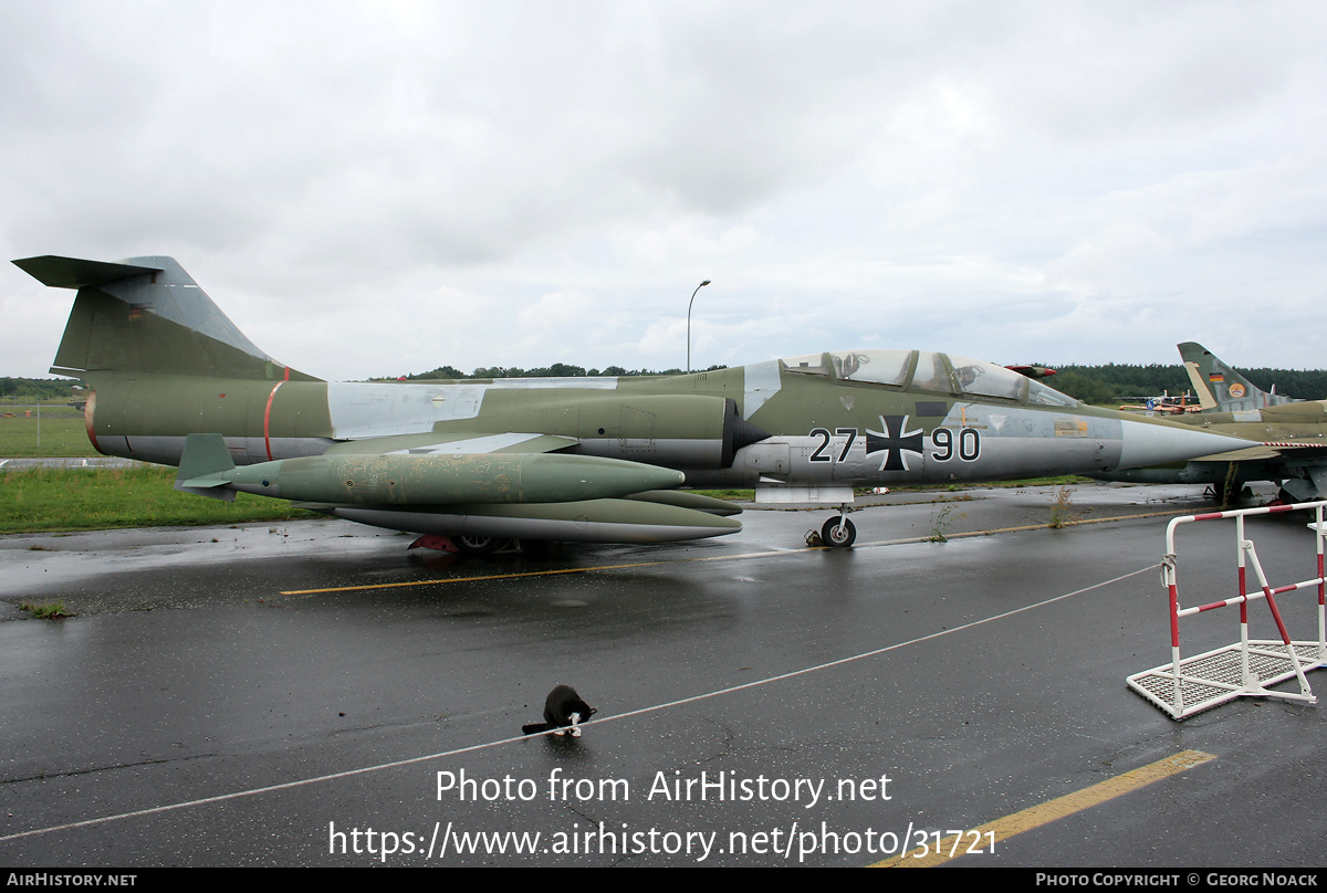 Aircraft Photo of 2790 | Lockheed TF-104G Starfighter | Germany - Air Force | AirHistory.net #31721