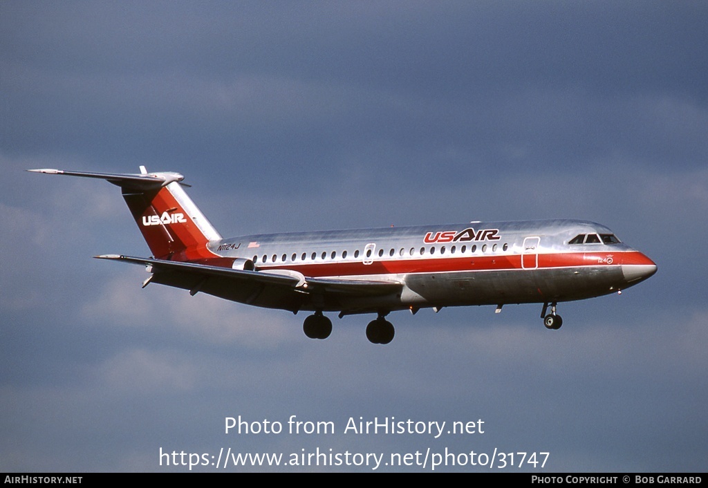 Aircraft Photo of N1124J | BAC 111-204AF One-Eleven | USAir | AirHistory.net #31747