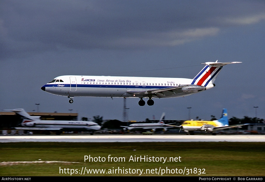 Aircraft Photo of TI-LRJ | BAC 111-531FS One-Eleven | LACSA - Líneas Aéreas de Costa Rica | AirHistory.net #31832