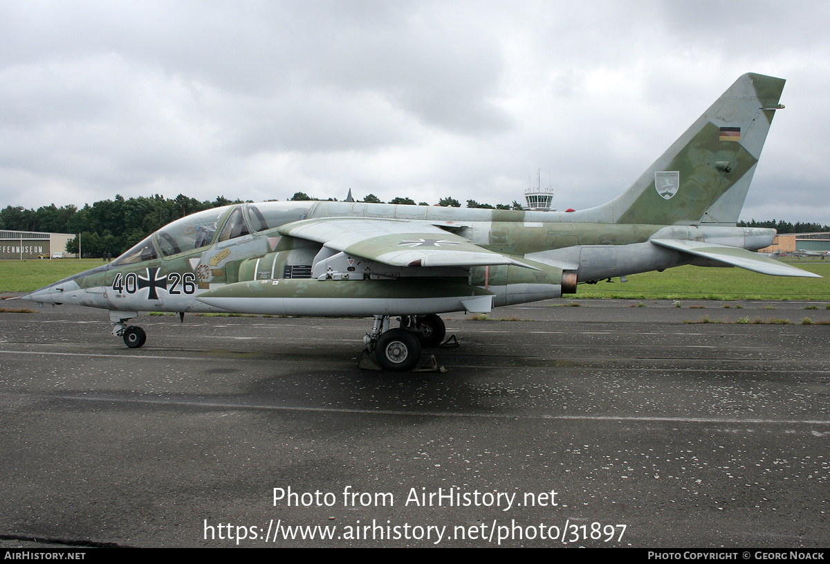 Aircraft Photo of 4026 | Dassault-Dornier Alpha Jet A | Germany - Air Force | AirHistory.net #31897