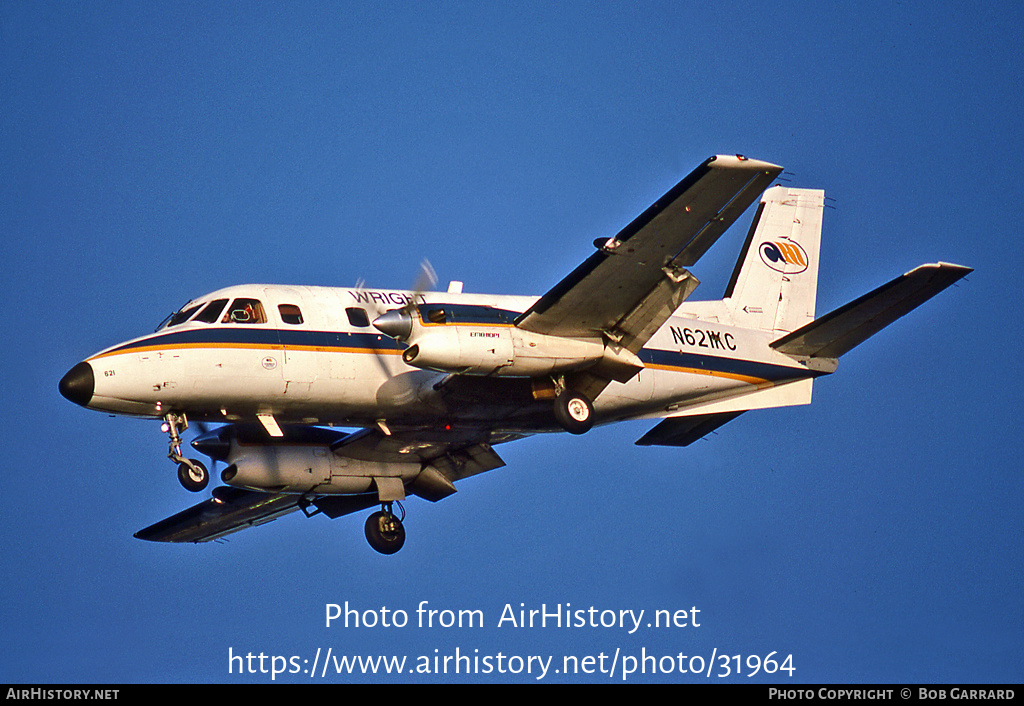 Aircraft Photo of N621KC | Embraer EMB-110P1 Bandeirante | Wright Air Lines | AirHistory.net #31964