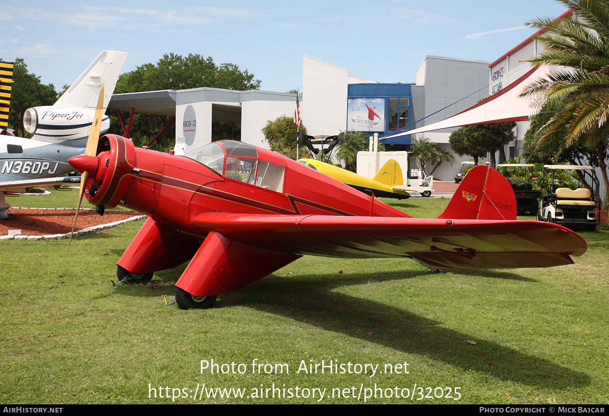 Aircraft Photo of N15292 / NC15292 | Aeronca LB | AirHistory.net #32025