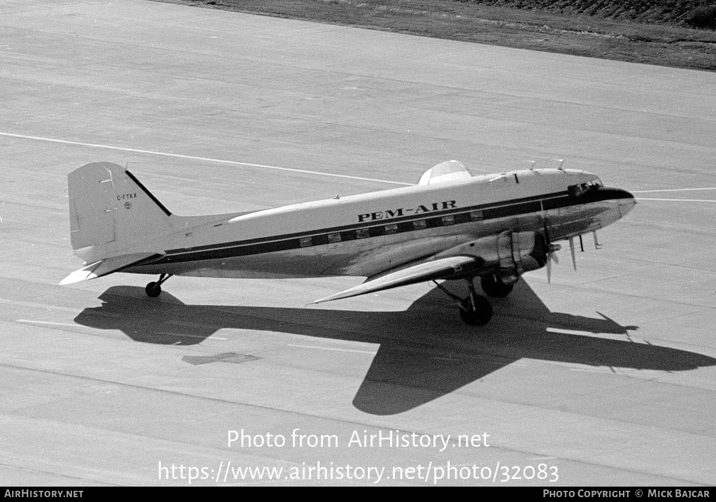 Aircraft Photo of C-FTKX | Douglas C-47A Dakota | Pem-Air | AirHistory.net #32083