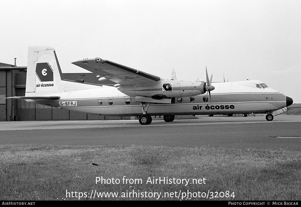 Aircraft Photo of G-BFRJ | Handley Page HPR-7 Herald 209 | Air Écosse | AirHistory.net #32084