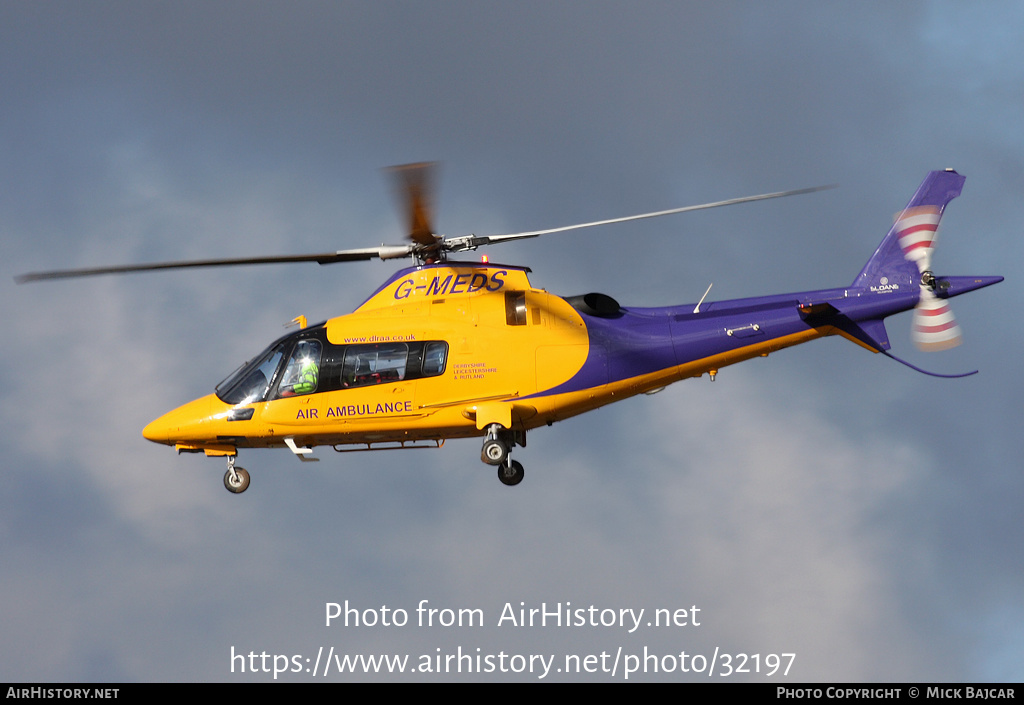 Aircraft Photo of G-MEDS | Agusta A-109E Power | Derbyshire, Leicestershire & Rutland Air Ambulance | AirHistory.net #32197