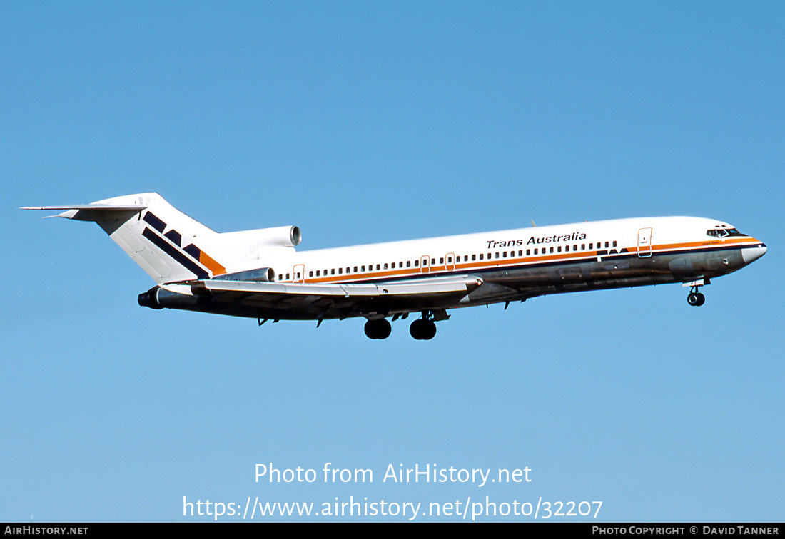 Aircraft Photo of VH-TBJ | Boeing 727-276/Adv | Trans-Australia Airlines - TAA | AirHistory.net #32207