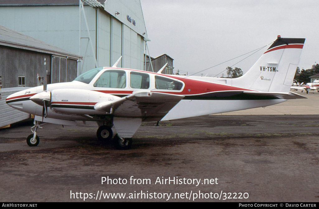 Aircraft Photo of VH-TSM | Beech B55 Baron (95-B55) | AirHistory.net #32220