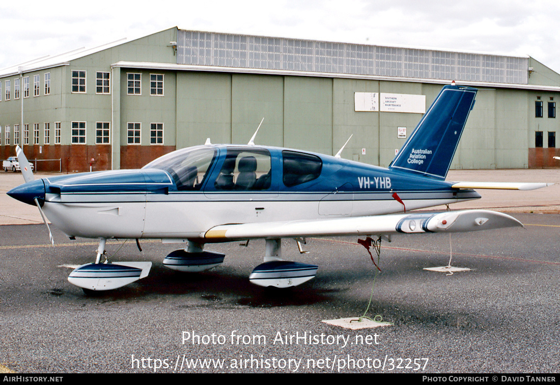 Aircraft Photo of VH-YHB | Socata TB-10 Tobago | Australian Aviation College | AirHistory.net #32257