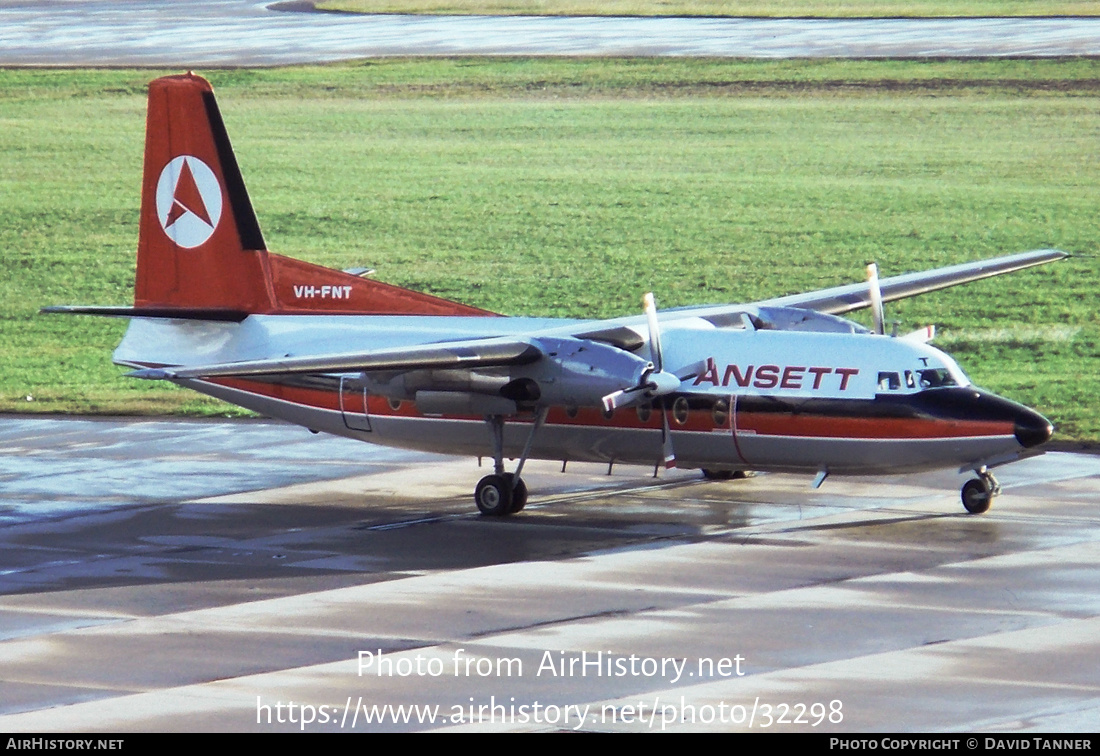 Aircraft Photo of VH-FNT | Fokker F27-600QC Friendship | Ansett Airlines of Australia | AirHistory.net #32298