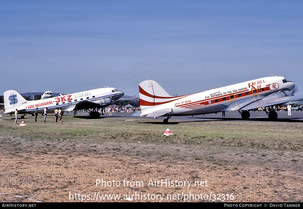 Aircraft Photo of VH-PWM | Douglas C-47A Skytrain | Rebel Air | AirHistory.net #32316