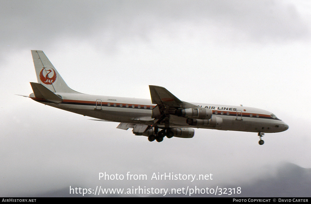 Aircraft Photo of JA8009 | Douglas DC-8-53 | Japan Air Lines - JAL | AirHistory.net #32318