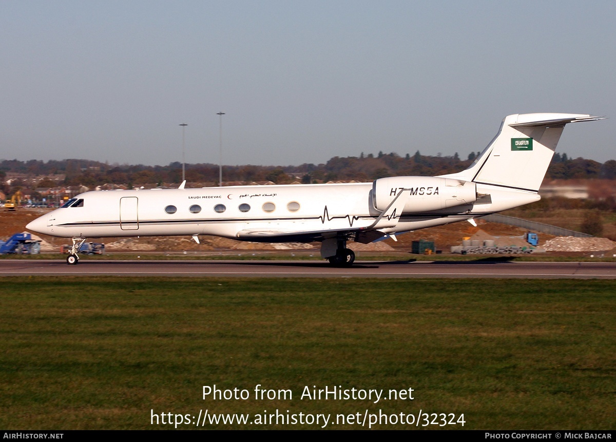 Aircraft Photo of HZ-MS5A | Gulfstream Aerospace G-V Gulfstream V | Saudi Medevac | AirHistory.net #32324