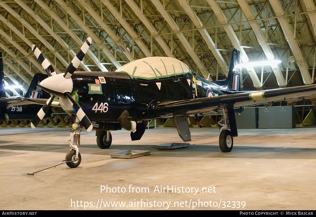 Aircraft Photo of ZF446 | Short S-312 Tucano T1 | UK - Air Force | AirHistory.net #32339