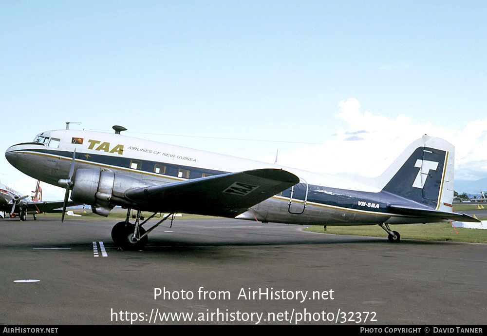 Aircraft Photo of VH-SBA | Douglas C-47A Skytrain | TAA Airlines of New Guinea | AirHistory.net #32372