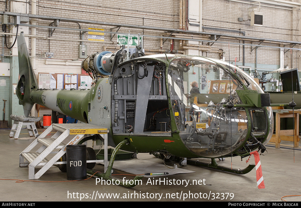 Aircraft Photo of XX379 | Aerospatiale SA-341B Gazelle AH1 | UK - Army | AirHistory.net #32379