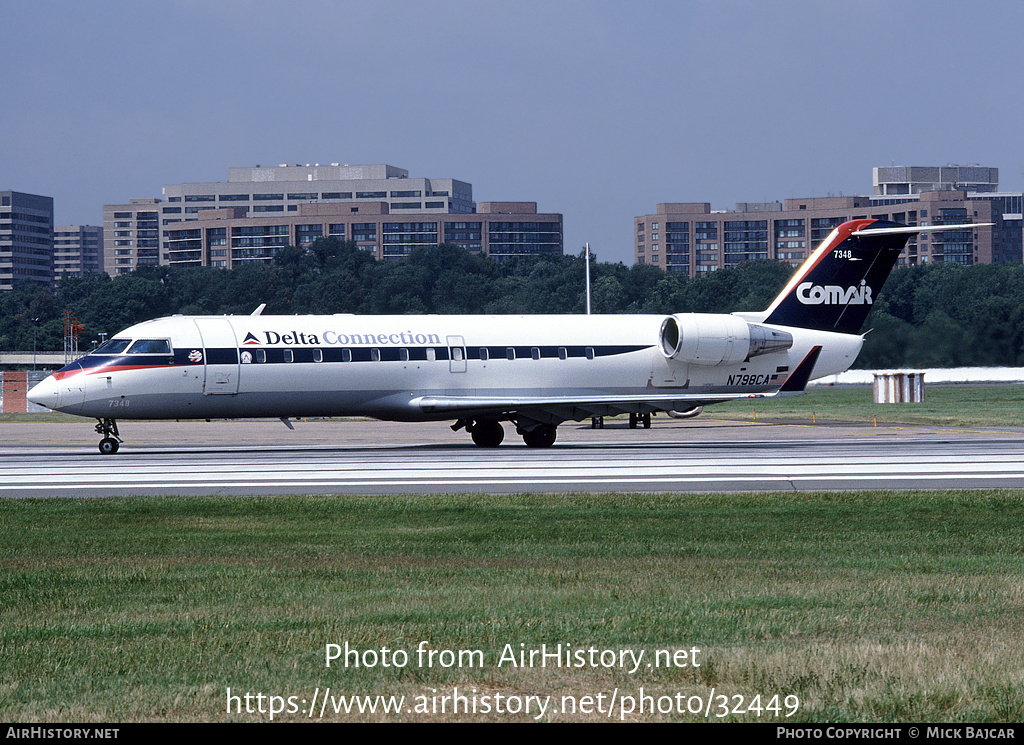 Aircraft Photo of N798CA | Bombardier CRJ-100ER (CL-600-2B19) | Delta Connection | AirHistory.net #32449