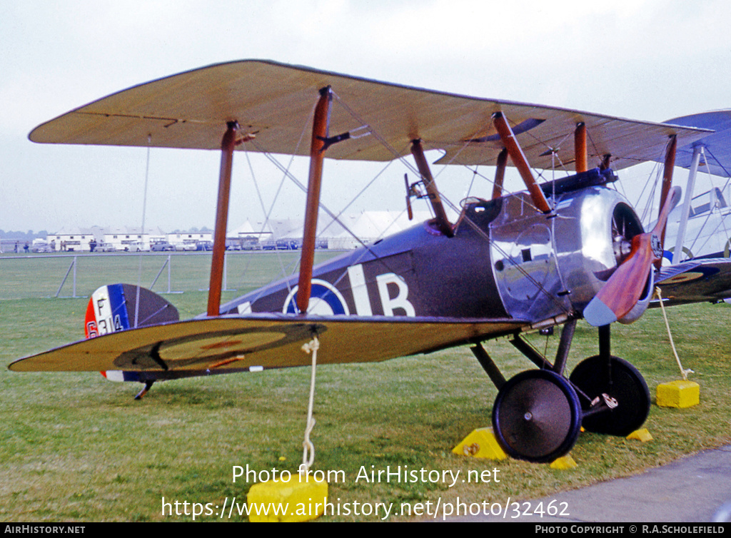 Aircraft Photo of F6314 | Sopwith F-1 Camel | UK - Air Force | AirHistory.net #32462