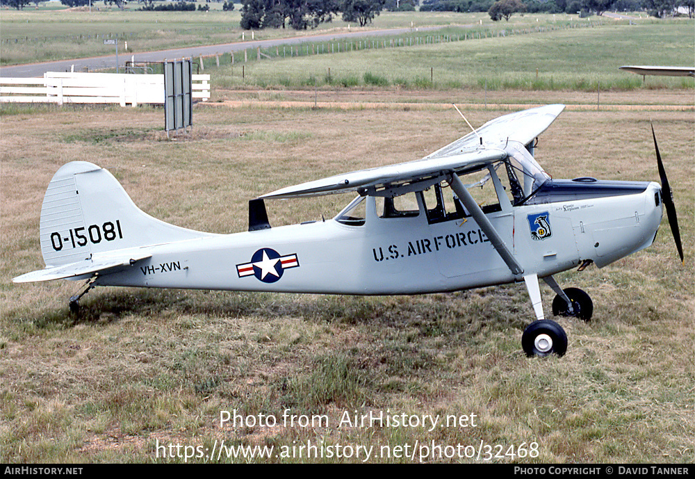 Aircraft Photo of VH-XVN / 0-15081 | Cessna O-1A Bird Dog | USA - Air Force | AirHistory.net #32468