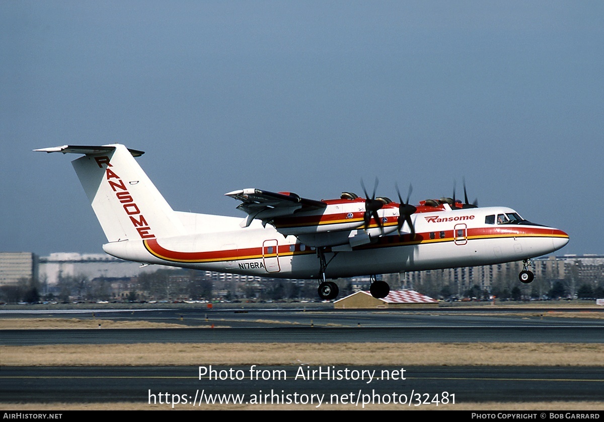 Aircraft Photo of N176RA | De Havilland Canada DHC-7-102 Dash 7 | Ransome Airlines | AirHistory.net #32481