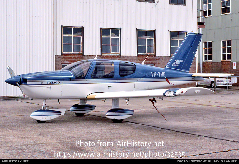 Aircraft Photo of VH-YHE | Socata TB-10 Tobago | Australian Aviation College | AirHistory.net #32535