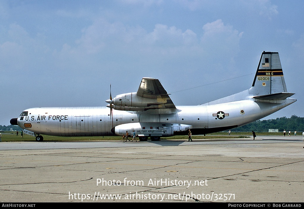 Aircraft Photo of 56-2008 / 62008 | Douglas C-133A Cargomaster | USA - Air Force | AirHistory.net #32571