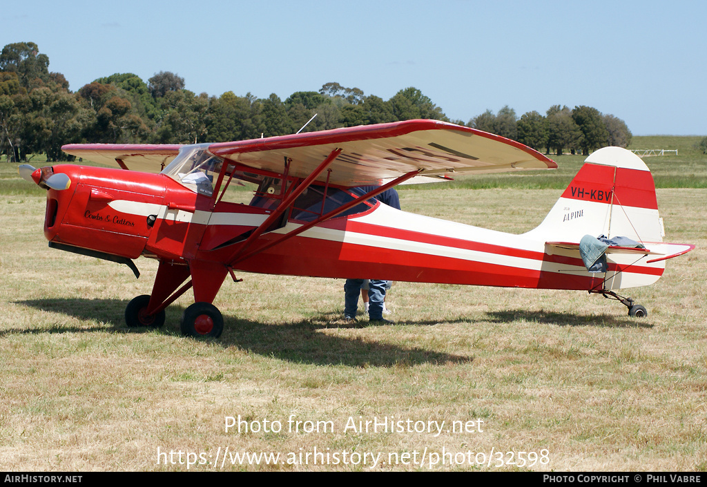 Aircraft Photo of VH-KBV | Auster J-5R Alpine | AirHistory.net #32598