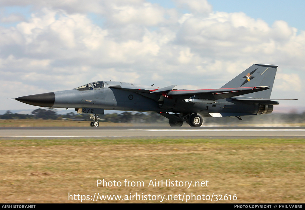 Aircraft Photo of A8-272 | General Dynamics F-111G Aardvark | Australia - Air Force | AirHistory.net #32616