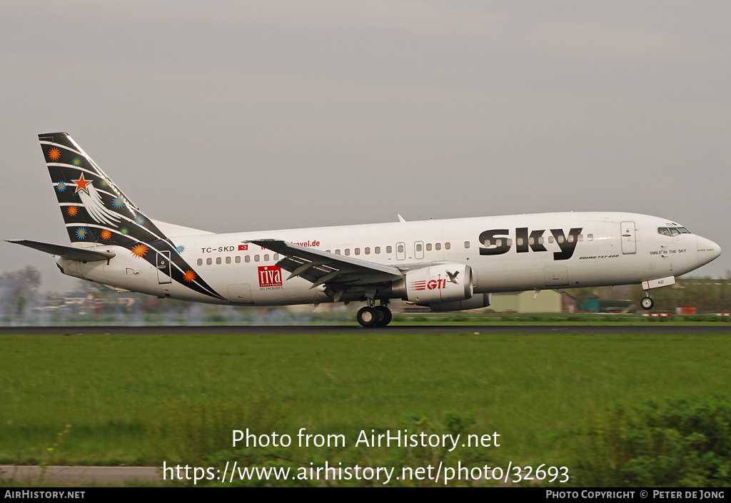 Aircraft Photo of TC-SKD | Boeing 737-4Q8 | Sky Airlines | AirHistory.net #32693