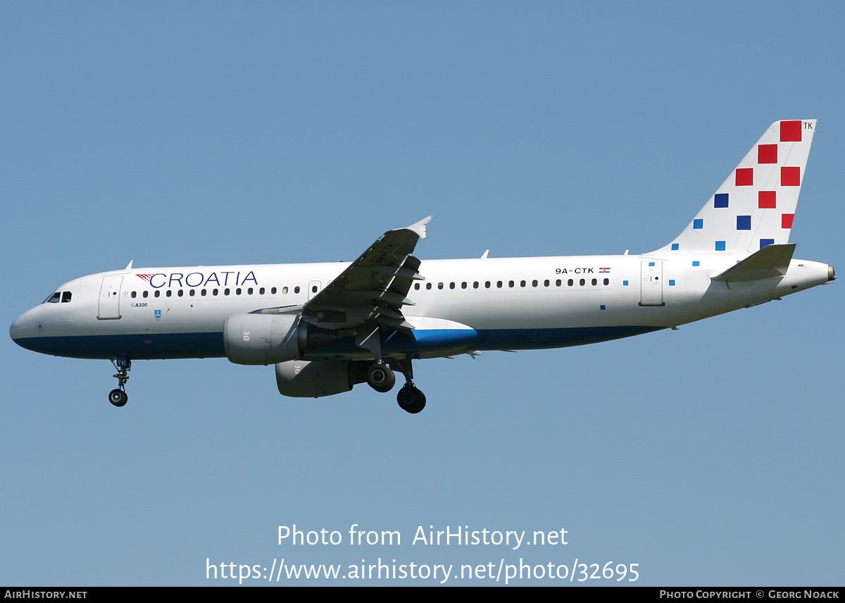 Aircraft Photo of 9A-CTK | Airbus A320-214 | Croatia Airlines | AirHistory.net #32695