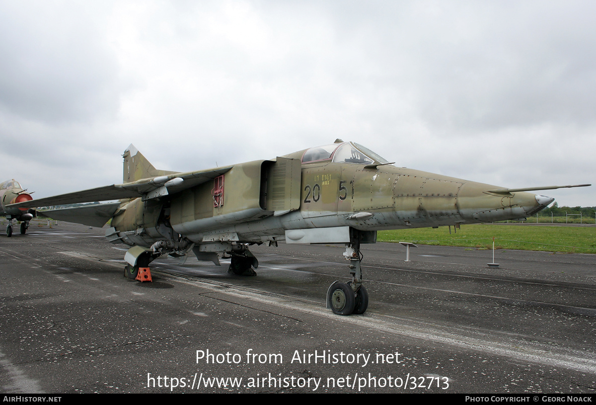 Aircraft Photo of 2051 | Mikoyan-Gurevich MiG-23BN | Germany - Air Force | AirHistory.net #32713