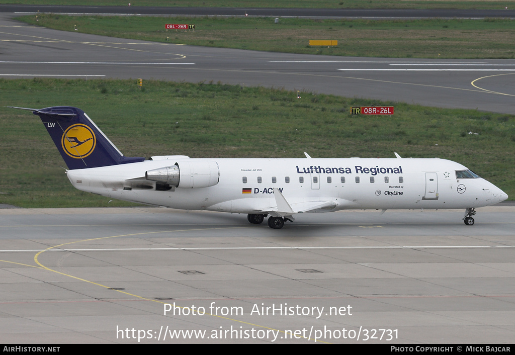 Aircraft Photo of D-ACLW | Canadair CRJ-200LR (CL-600-2B19) | Lufthansa Regional | AirHistory.net #32731