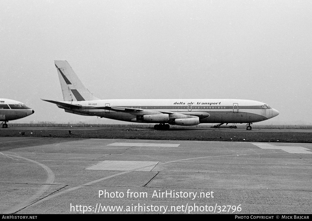 Aircraft Photo of OO-VGM | Boeing 720-022 | Delta Air Transport - DAT | AirHistory.net #32796