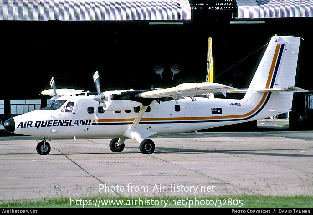 Aircraft Photo of VH-TGG | De Havilland Canada DHC-6-300 Twin Otter | Air Queensland | AirHistory.net #32805