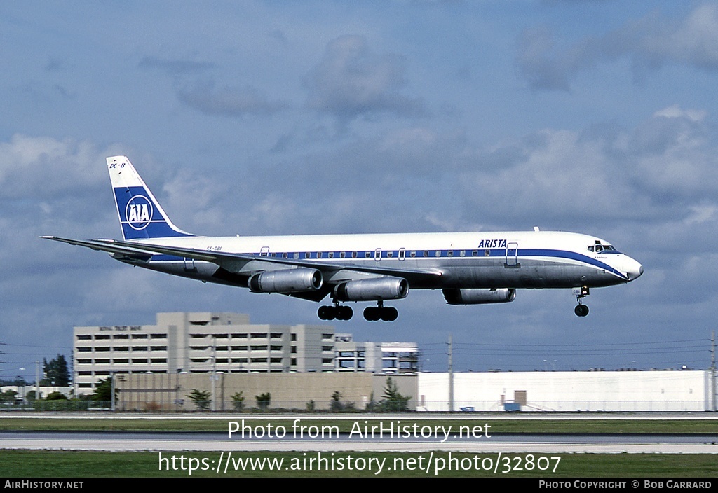 Aircraft Photo of SE-DBI | McDonnell Douglas DC-8-62CF | Arista International Airlines - AIA | AirHistory.net #32807