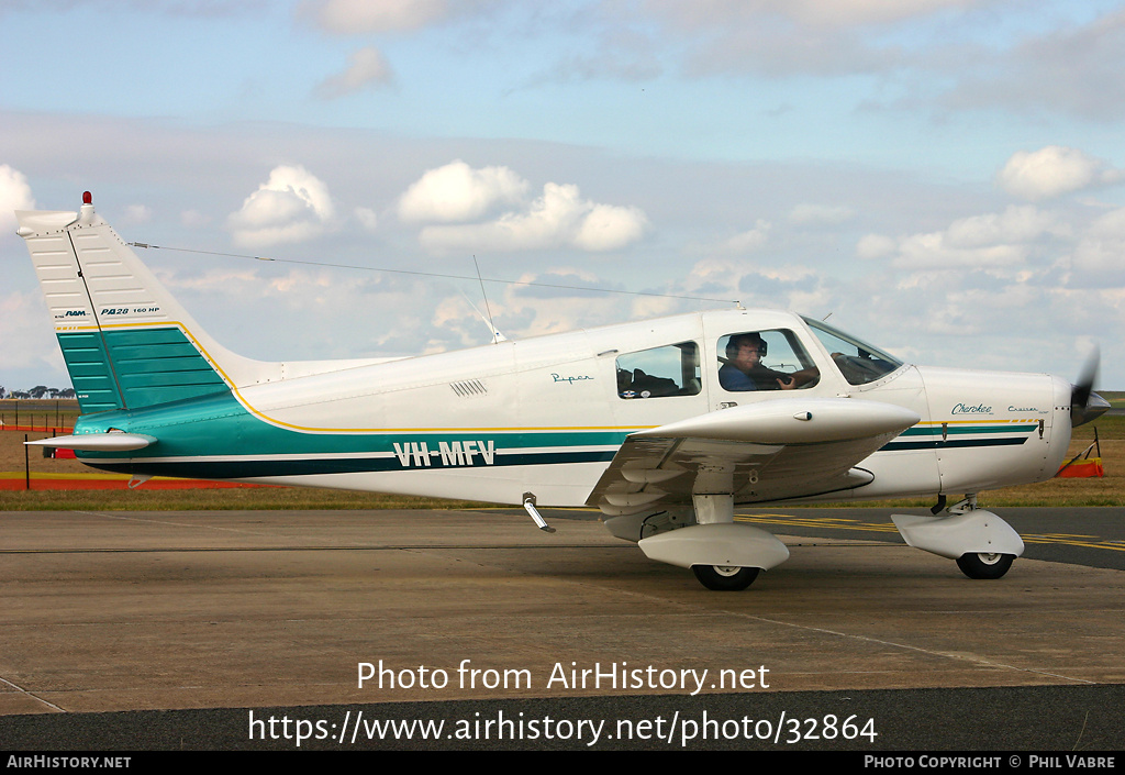 Aircraft Photo of VH-MFV | Piper PA-28-140(RAM-160) Cherokee Cruiser | AirHistory.net #32864