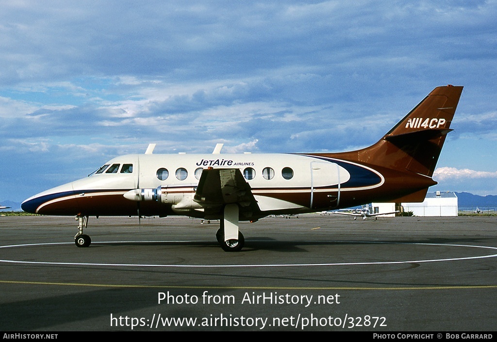 Aircraft Photo of N114CP | Handley Page HP-137 Jetstream 1 | JetAire Airlines | AirHistory.net #32872