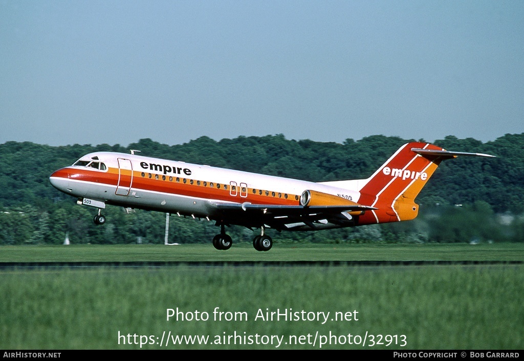 Aircraft Photo of N509 | Fokker F28-4000 Fellowship | Empire Airlines | AirHistory.net #32913