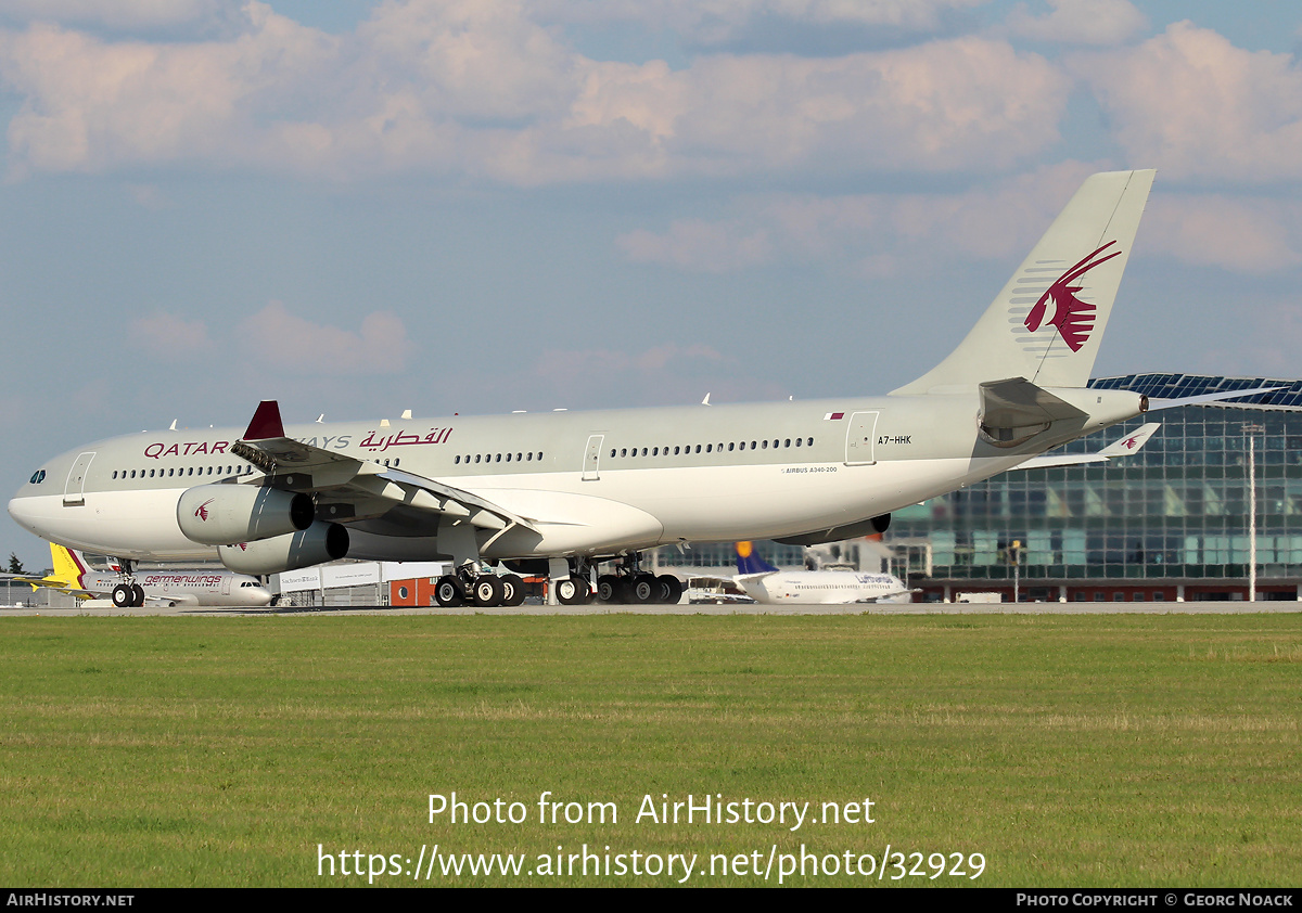 Aircraft Photo of A7-HHK | Airbus A340-211 | Qatar Airways | AirHistory.net #32929