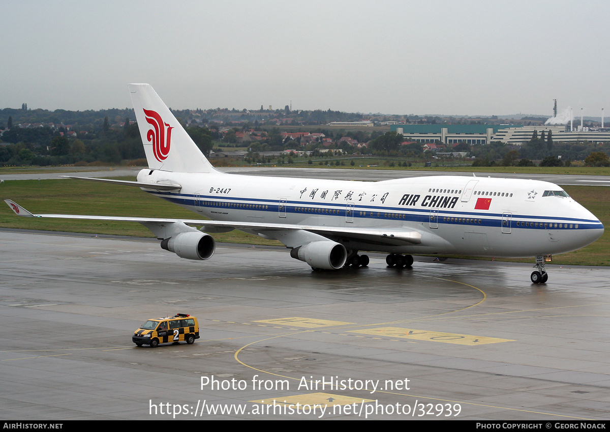 Aircraft Photo of B-2447 | Boeing 747-4J6 | Air China | AirHistory.net #32939