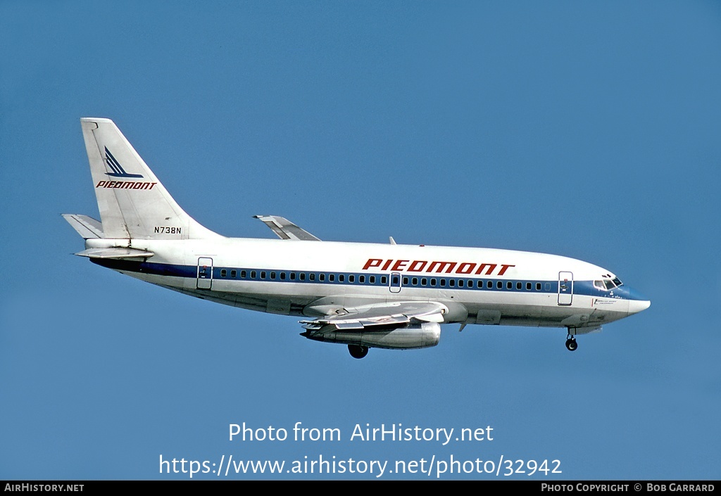 Aircraft Photo of N738N | Boeing 737-201 | Piedmont Airlines | AirHistory.net #32942