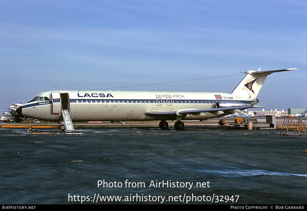 Aircraft Photo of TI-LRF | BAC 111-531FS One-Eleven | LACSA - Líneas Aéreas de Costa Rica | AirHistory.net #32947